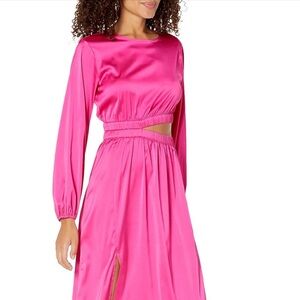 NWT The Drop Jacob Long Sleeve Cut Out Midi Dress